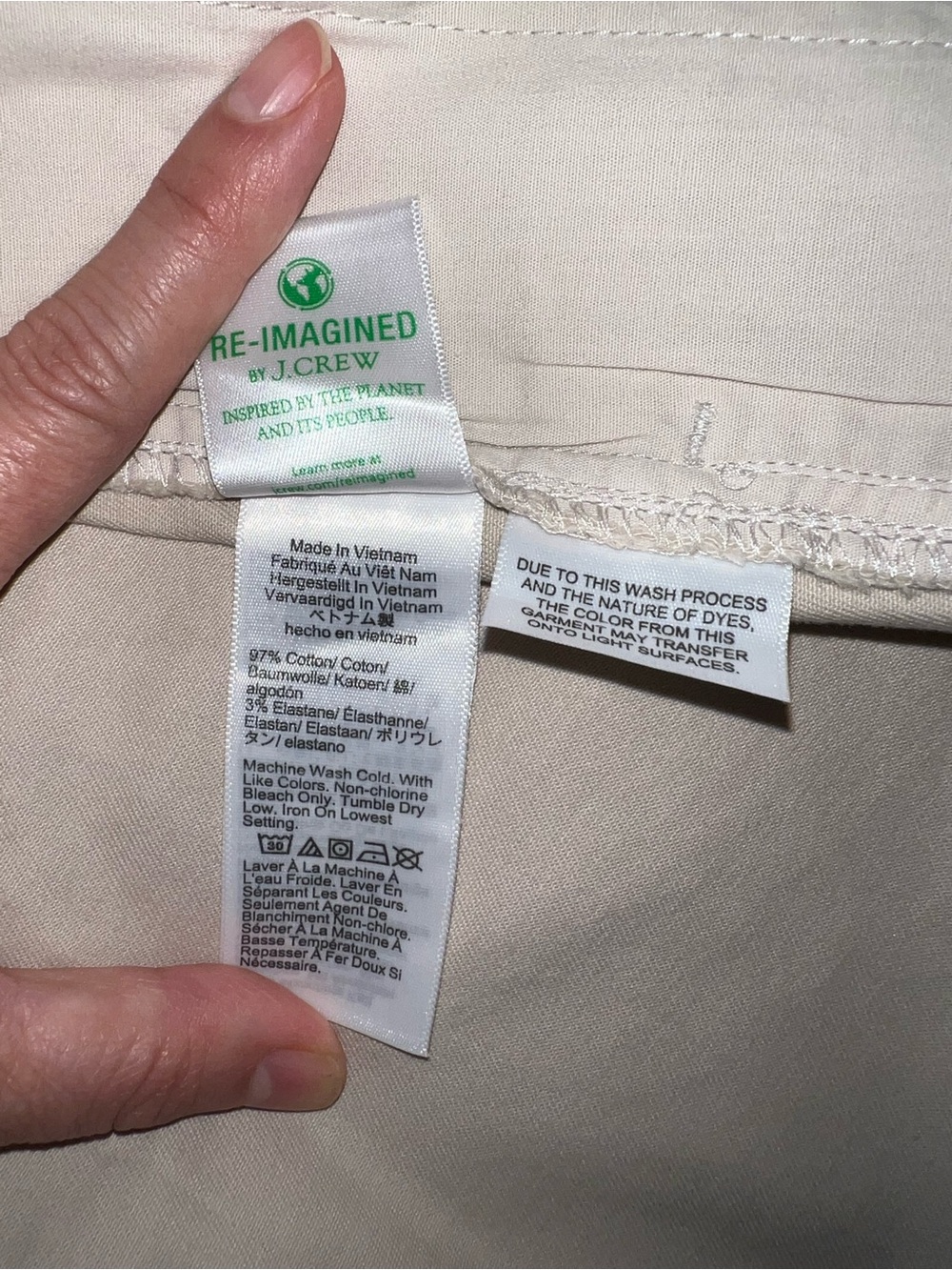 J.Crew Khaki Chino Shorts Stretch Cotton Size 8 NWT - Picture 13 of 16